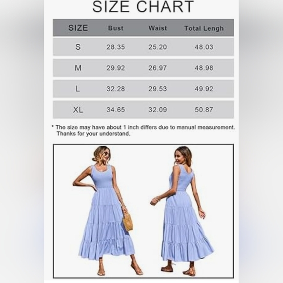 PRETTYGARDEN Women's Casual Loose Plain Maxi Sundress - Picture 4 of 4